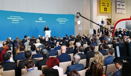 Prezident İlham Əliyev XXVI Beynəlxalq “Xəzər Neft və Qaz-2019” sərgi və konfransının açılışında iştirak edib - YENİLƏNİB