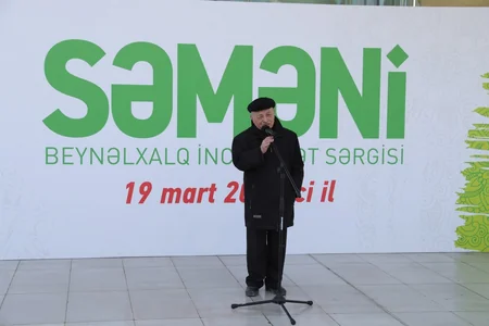 Heydər Əliyev Mərkəzinin parkında “Səməni” beynəlxalq sərgi-müsabiqəsi keçirilib