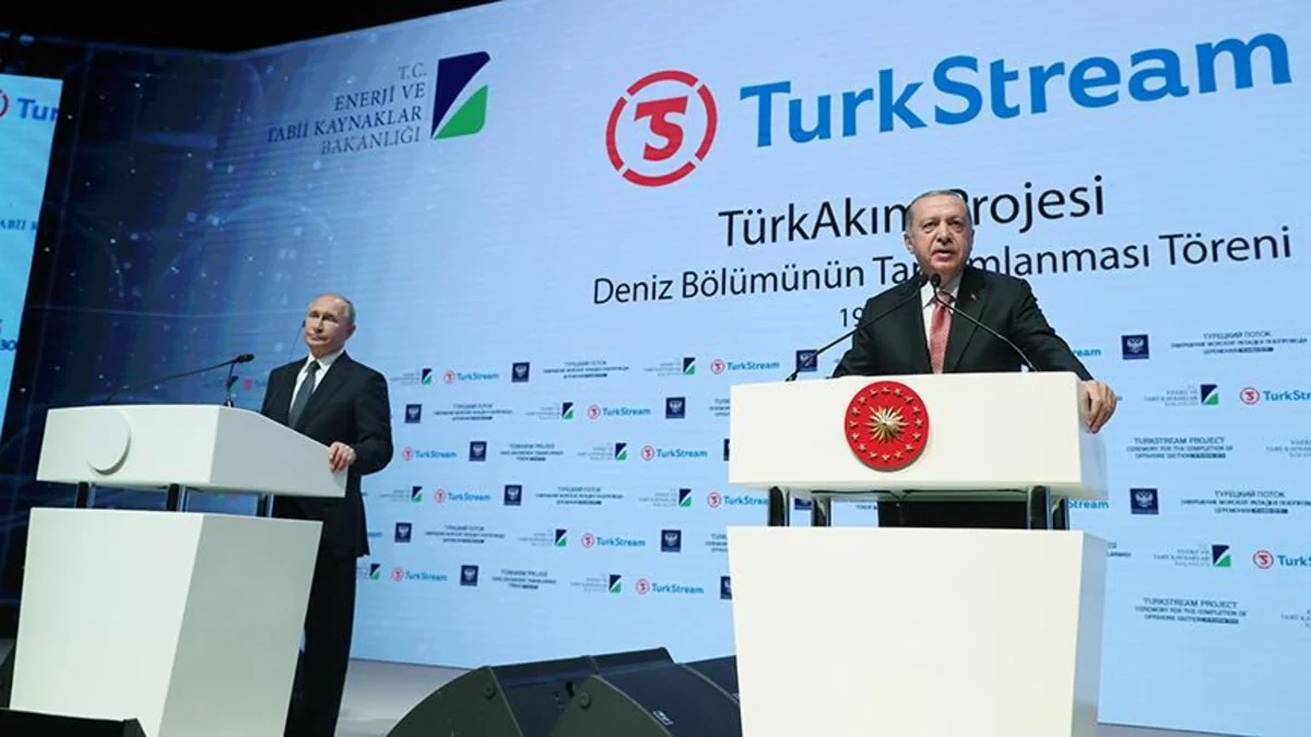 Ərdoğan: Türkiyə Rusiyadan indiyədək 387 mlrd. kubmetr qaz alıb