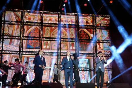 Heydər Əliyev Mərkəzinin parkında Milli Qurtuluş Gününə həsr olunan konsert keçirilib