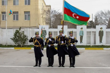 Penitensiar xidmətin Mühafizə alayında gənc əsgərlərin andiçmə mərasimi keçirilib