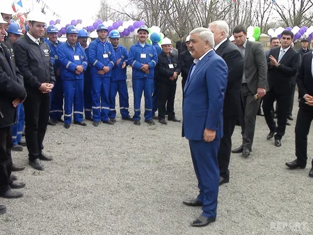 ​Şəkinin daha bir kəndinə qaz verilib