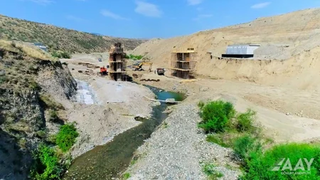 Talış-Tapqaraqoyunlu-Qaşaltı yeni avtomobil yolunun tikintisi sürətlə davam etdirilir