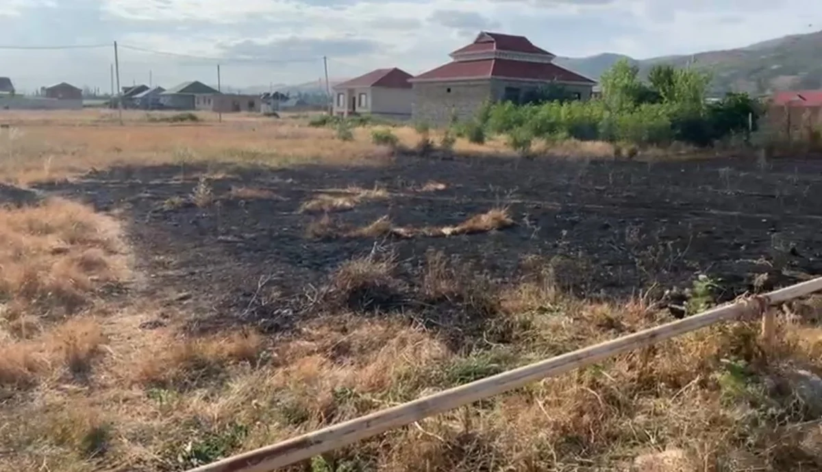 Ağsuda yanğın törətməkdə şübhəli bilinən şəxs müəyyən edilib