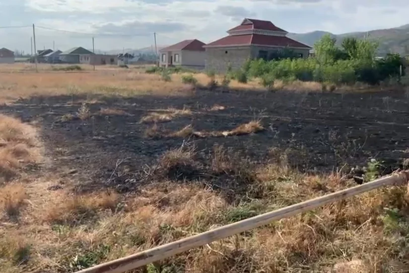 Ağsuda yanğın törətməkdə şübhəli bilinən şəxs müəyyən edilib