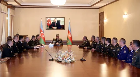 ​Bir qrup zabitə polkovnik hərbi rütbəsi təqdim olunub