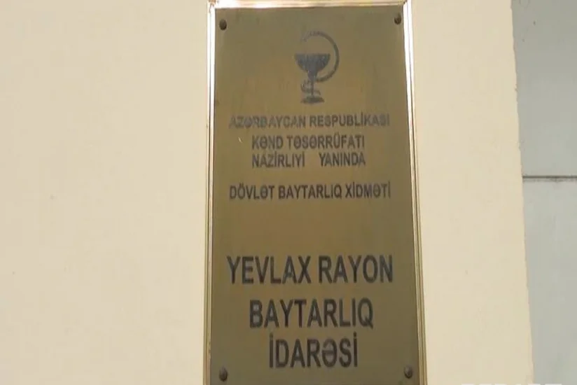 Yevlax rayon Baytarlıq İdarəsinin rəisi işdən çıxarılıb