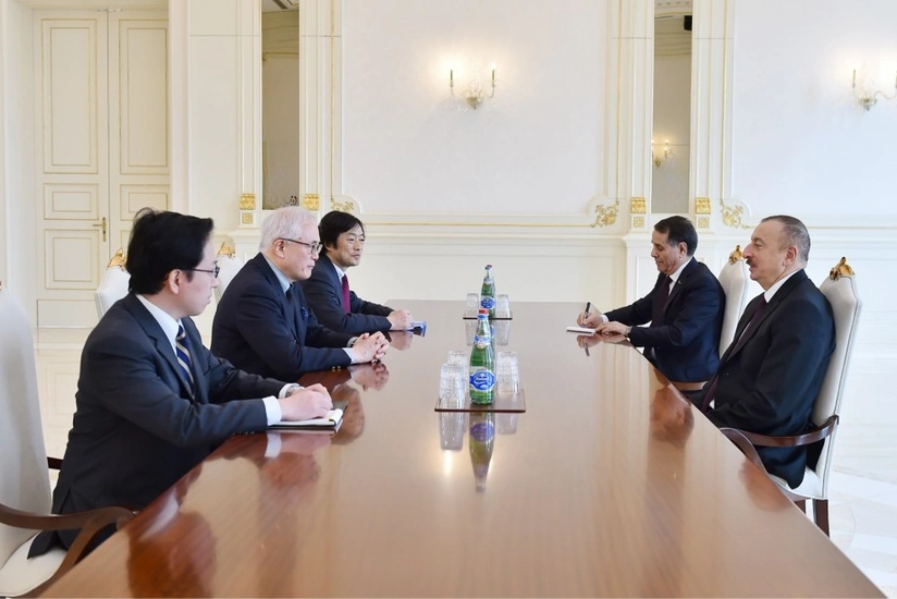 Prezident İlham Əliyev Yaponiya baş nazirinin xarici siyasət məsələləri üzrə müşavirini qəbul edib - YENİLƏNİB