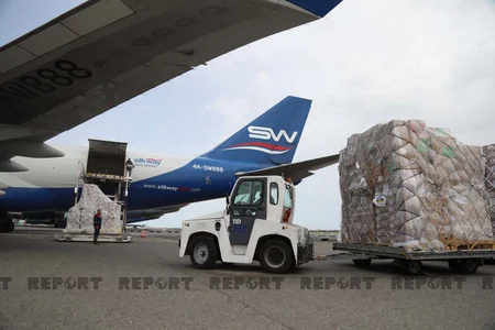 Azerbaijan sends another batch of humanitarian aid to Ukraine