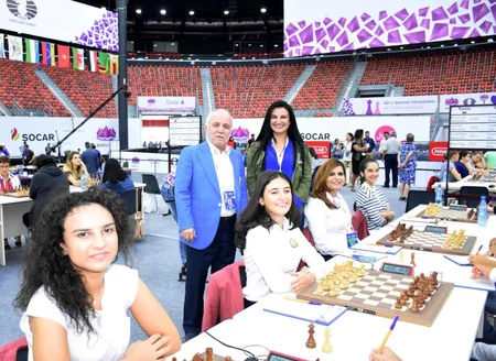 Bakı Şahmat Olimpiadasının X turundan - FOTOREPORTAJ
