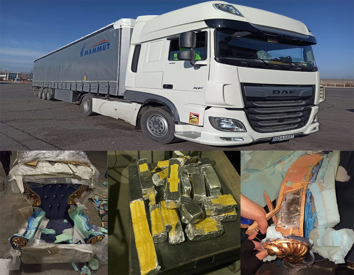 Naxçıvan gömrükçüləri 47 kiloqramdan artıq narkotik vasitə aşkarlayıb