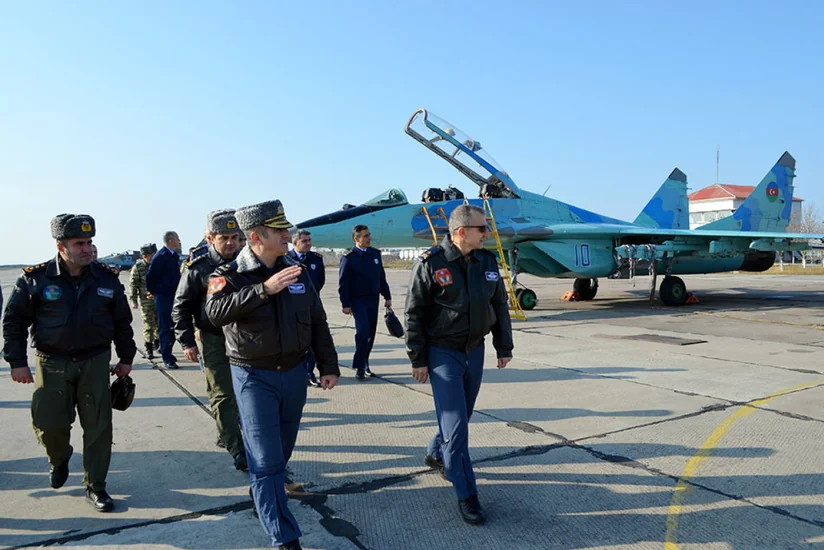 Turkish delegation visits military units of Azerbaijan Air Force