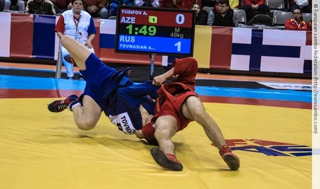 Azərbaycan samboçuları Avropa çempionatında 8 medal qazanıb