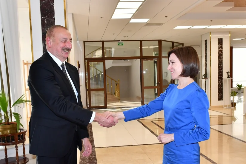 Kişineuda Azərbaycan və Moldova prezidentlərinin görüşü olub