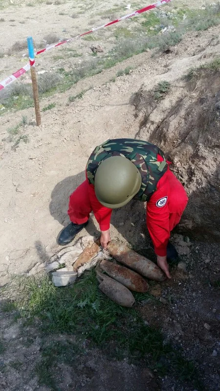 Göygöldə 3 ədəd partlamamış hərbi sursat tapılıb