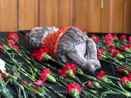 В Москве проходит акция в память о погибших в Гяндже