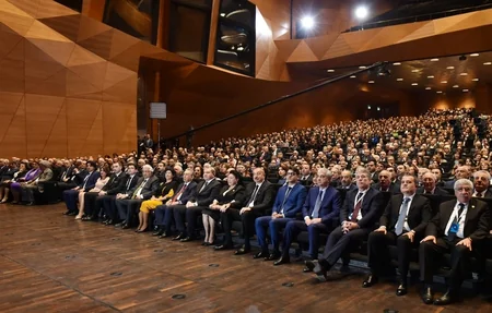 President Ilham Aliyev attended ceremony to mark 100th anniversary of Baku State University