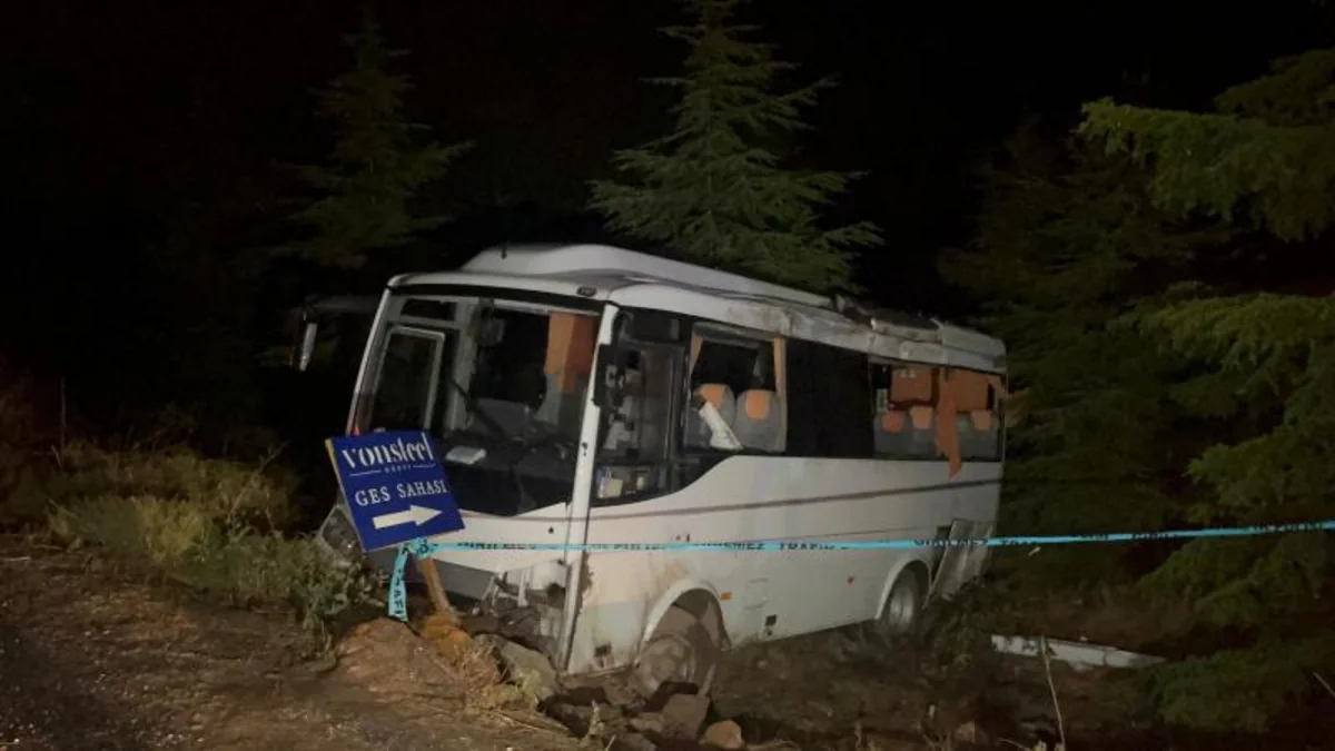 В Турции разбился микроавтобус с полицейскими, пострадали более 10 человек