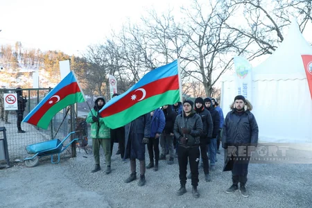 Акция на дороге Ханкенди-Лачын продолжается уже 68 дней