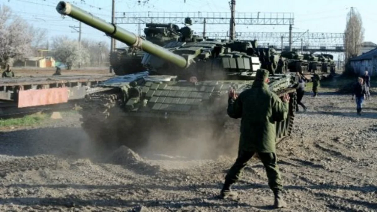 T-72 tank placede in front of Russian embassy building in Germany taken away
