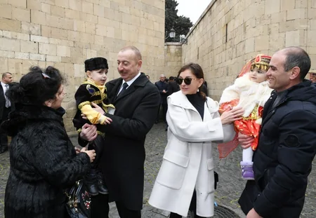 Prezident İlham Əliyev Novruz bayramı münasibətilə ümumxalq şənliyində iştirak edib - YENİLƏNİB-3