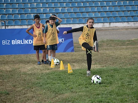 Ağstafada futbol festivalı keçirilib