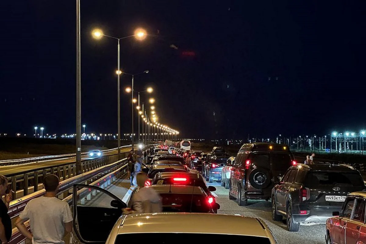 Krım körpüsündə dəmiryolu xəttinin fəaliyyəti bərpa olunub - YENİLƏNİB