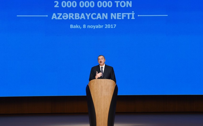 Prezident İlham Əliyev: “Neftçilərin zəhməti hesabına ölkəmizdə böyük iqtisadi potensal yaranıb”