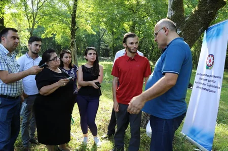 Jurnalistlərin Qəbələ meşələrinə infoturu təşkil edilib