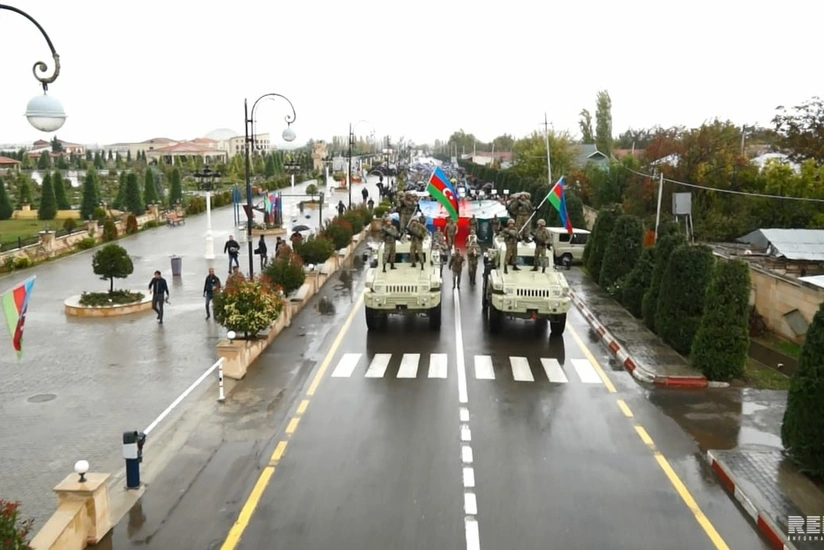 Füzulidə Bayraq yürüşü keçirilib - FOTO - VİDEO - YENİLƏNİB