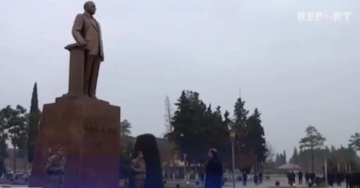 Ulu öndərin xatirəsi Aran rayonlarında böyük izdihamla yad edilib - VİDEO