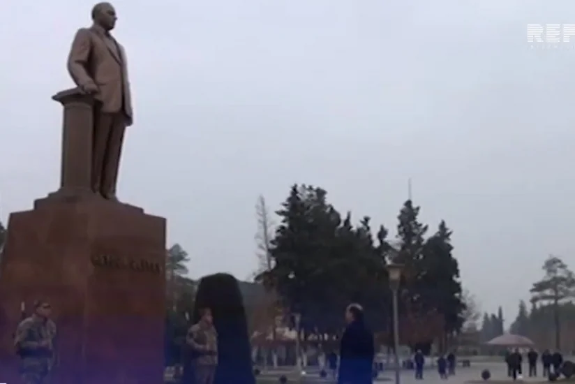 Ulu öndərin xatirəsi Aran rayonlarında böyük izdihamla yad edilib - VİDEO