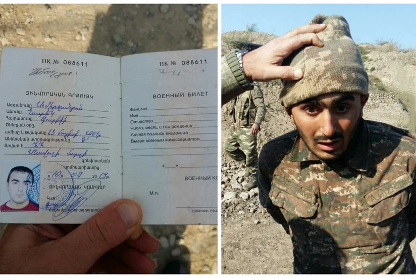 Düşmənin daha bir döyüşçüsü ələ keçirilib