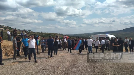 Laçında Birinci Qarabağ müharibəsinin şəhidi Camal Quliyev dəfn edilib - YENİLƏNİB