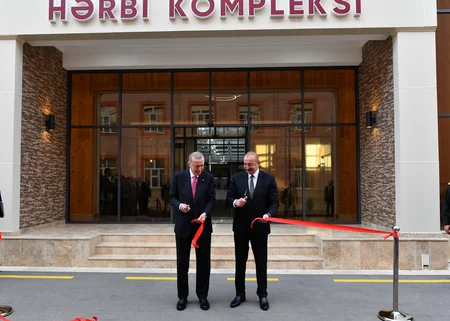 Turkish, Azerbaijani Presidents attend inauguration of Nakhchivan Restoration and Production Complex