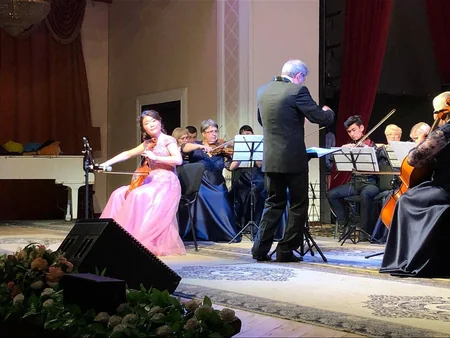 Bakıda Qazaxıstan orkestrinin simfonik konserti keçirilib - FOTO