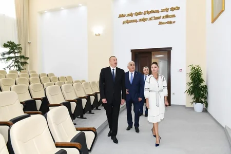 President Ilham Aliyev attends inauguration of new administrative building of YAP Pirallahi district branch