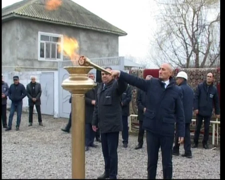 Cəlilabad və Neftçala rayonlarının iki kəndinə ilk dəfə qaz verilib