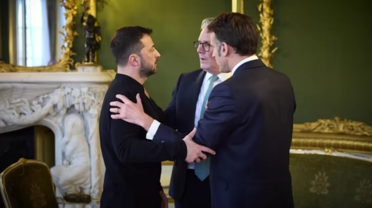 Zelenskyy, Macron and Starmer hold early talks in Paris