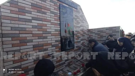 Vətən müharibəsi şəhidinin adına inşa edilən bulağın açılışı olub