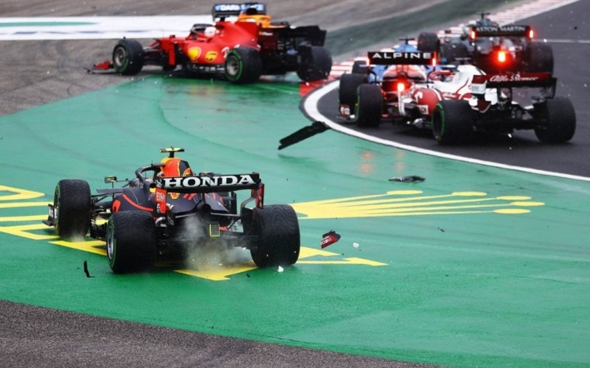 Formula 1: Macarıstan Qran-prisində kütləvi qəza baş verib 