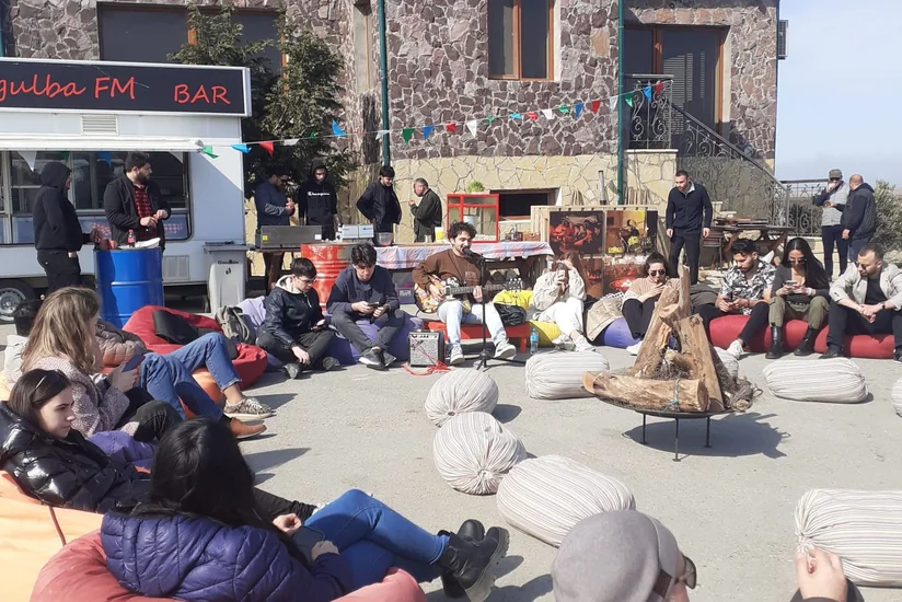 Abşeron Milli Parkında Kamp Əyləncəsi adlı tədbir keçirilib