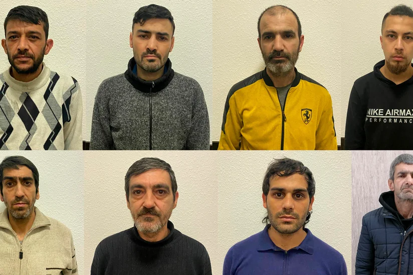 Qanunsuz silah gəzdirən 8 nəfər saxlanılıb