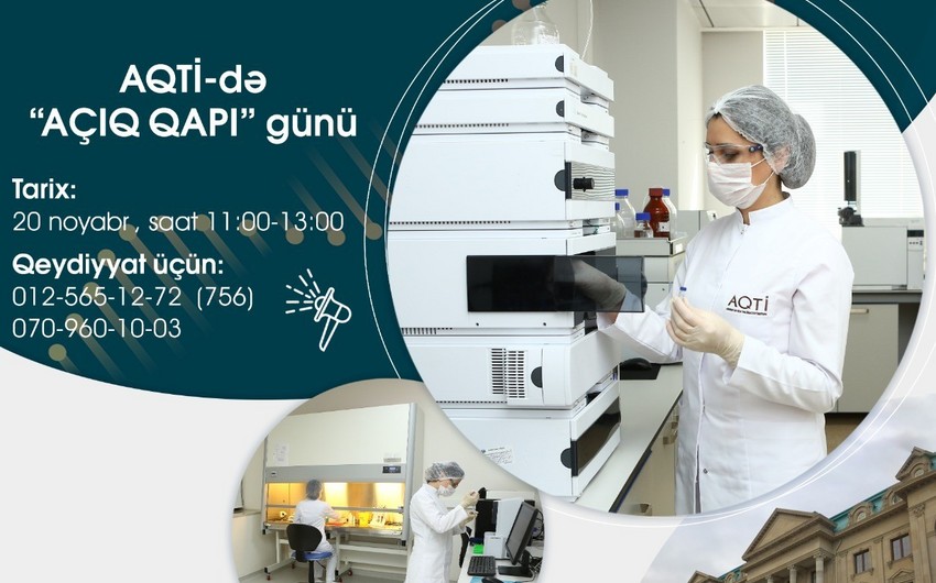 Qida Təhlükəsizliyi İnstitutunda vətəndaşlar üçün “Açıq qapı” günləri keçiriləcək
