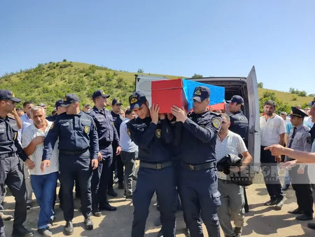 Şəkidə Birinci Qarabağ müharibəsinin şəhidi Səbuhi Süleymanov dəfn edilib - YENİLƏNİB