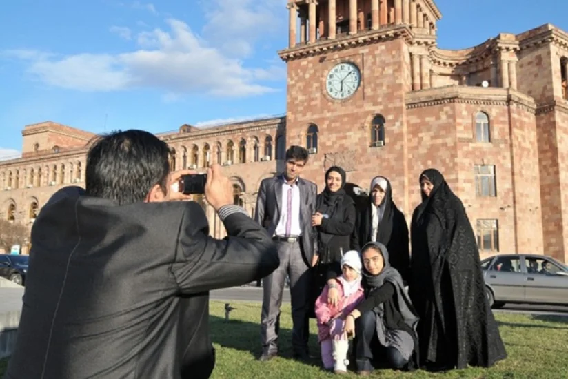 İrandan Ermənistana səfər edən turistlərin sayı 30 faiz artıb