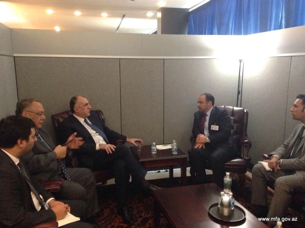 Foreign Minister Elmar Mammadyarov met with his Afghan counterpart