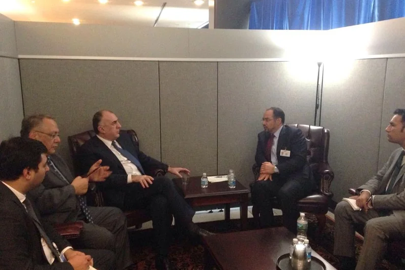 Foreign Minister Elmar Mammadyarov met with his Afghan counterpart