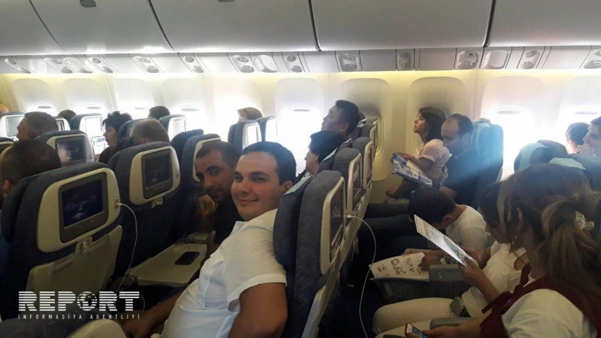 Təxirə salınan Bakı-Moskva aviareysi üzrə uçuş həyata keçirilib - FOTO