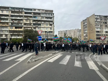 Erməni terroru nəticəsində həlak olan polis serjantı dəfn olunub - YENİLƏNİB-2
